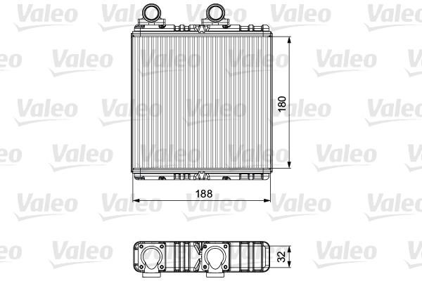 Valeo 811554 Heat exchanger, interior heating 811554