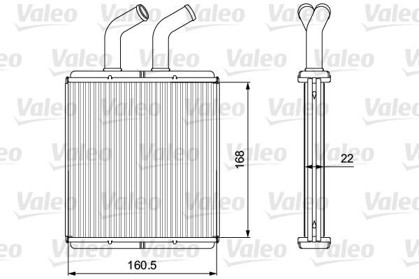 Valeo 811562 Heat Exchanger, interior heating 811562
