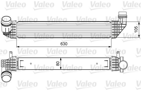 818636 Valeo Intercooler, charger