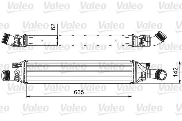 Intercooler charger Audi Q3: 818643 Valeo Intercooler, charger