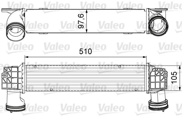 Intercooler charger BMW: 818664 Valeo Intercooler, charger