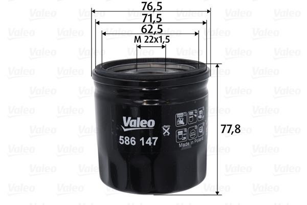 Valeo 586147 Oil Filter 586147