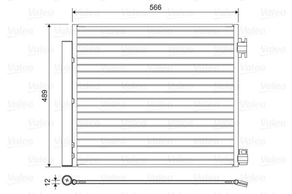 Aircon condenser Renault Kadjar: 822559 Valeo AC Condenser