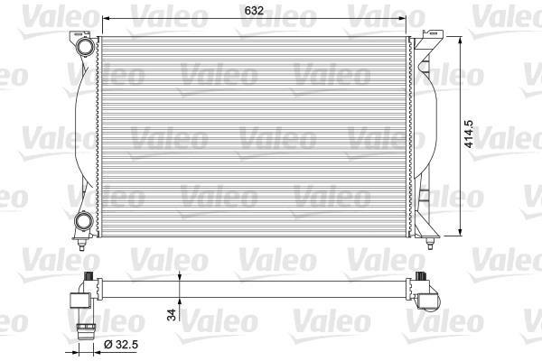 Valeo 232963 Radiator, engine cooling 232963