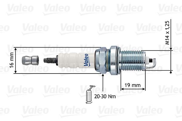 Valeo 246886 Spark plug 246886