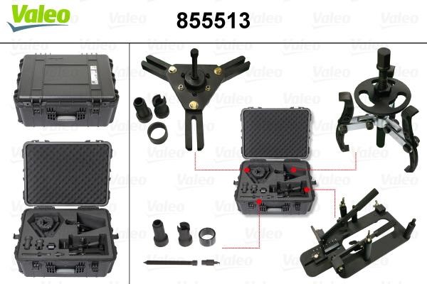 Valeo 855513 Mounting Tool Set, clutch/flywheel 855513