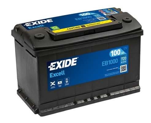 Exide EB1000 Battery Exide Li-ion 12V 100AH 720A(EN) R+ EB1000