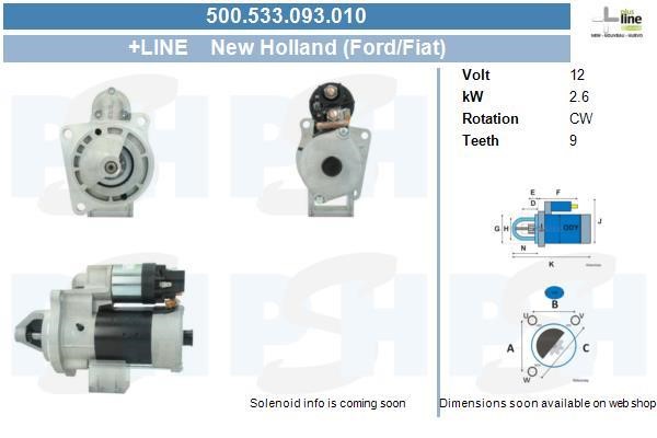 BV PSH 500.533.093.010 Starter 500533093010