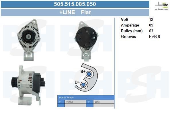 505515085050 BV PSH Alternator