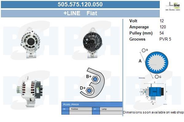 505575120050 BV PSH Alternator