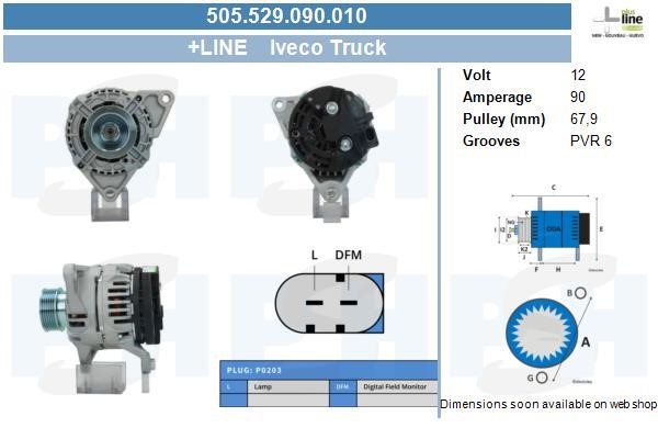 505529090010 BV PSH Alternator