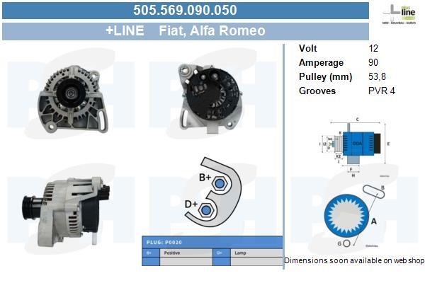 505569090050 BV PSH Alternator
