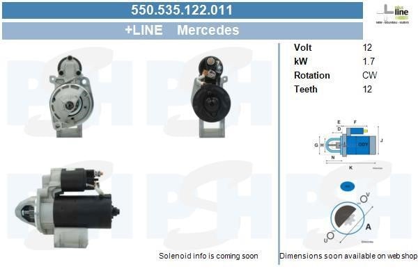550535122011 BV PSH Starter