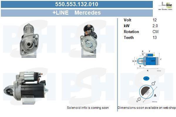 550553132010 BV PSH Starter