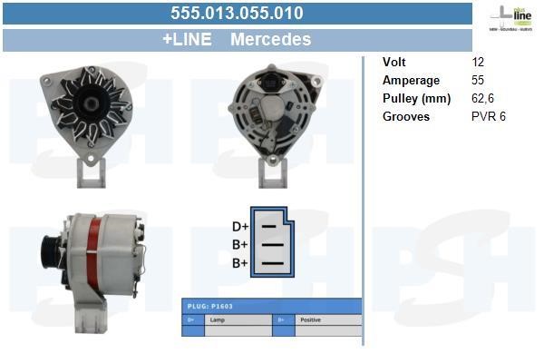 BV PSH 555.013.055.010 Alternator 555013055010