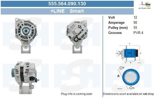 555564090130 BV PSH Alternator