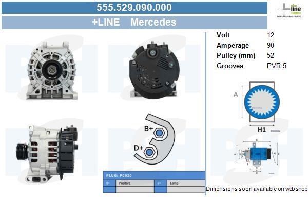555529090000 BV PSH Alternator