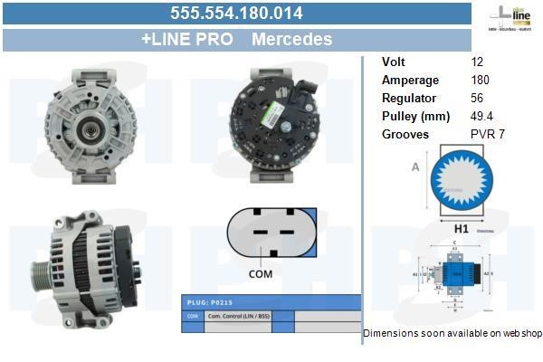 BV PSH 555.554.180.014 Alternator 555554180014 555554180014 BV PSH Alternator