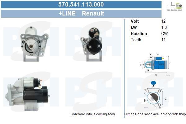 570541113000 BV PSH Starter