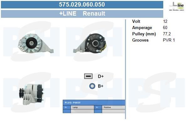 575029060050 BV PSH Alternator