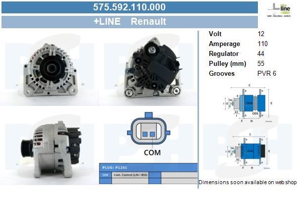 575592110000 BV PSH Alternator