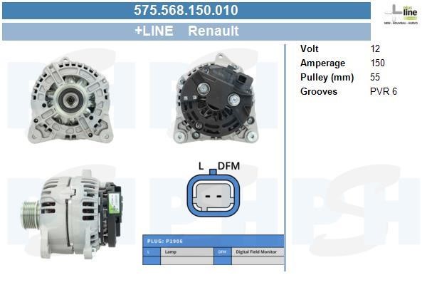 BV PSH 575.568.150.010 Alternator 575568150010