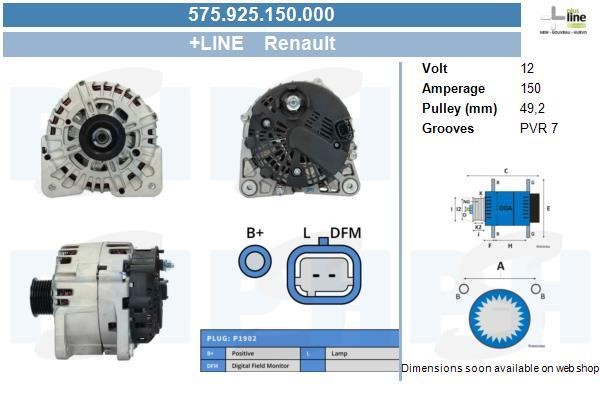 575925150000 BV PSH Alternator