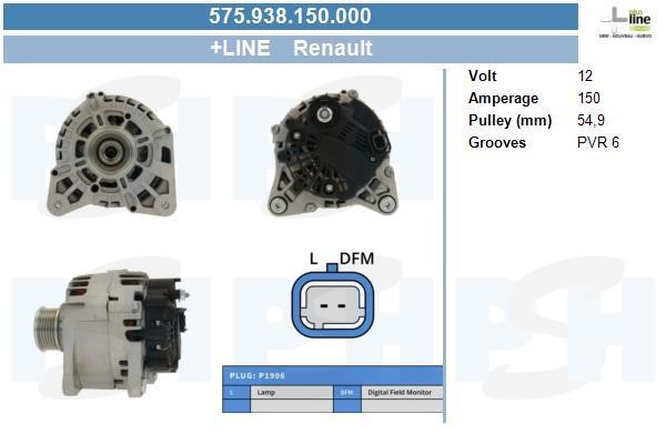575938150000 BV PSH Alternator
