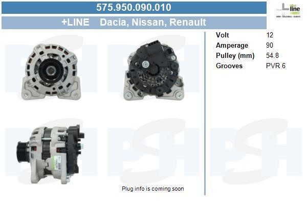 Alternator Lada: 575950090010 BV PSH Alternator