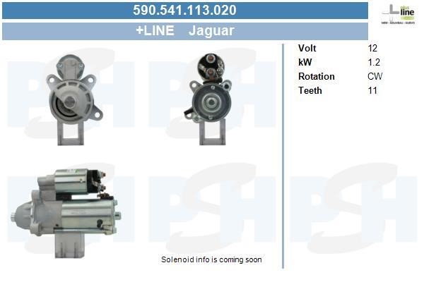 Engine starter Jaguar: 590541113020 BV PSH Starter
