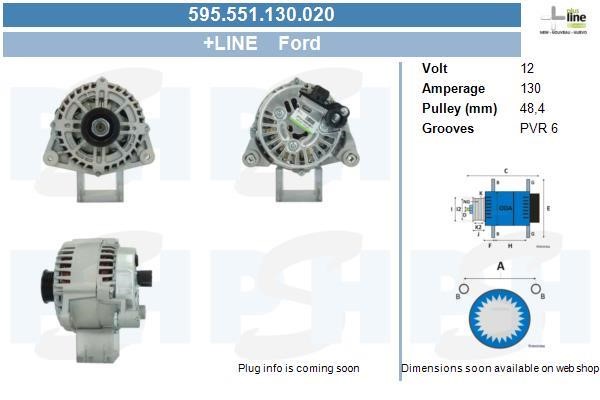 595551130020 BV PSH Alternator