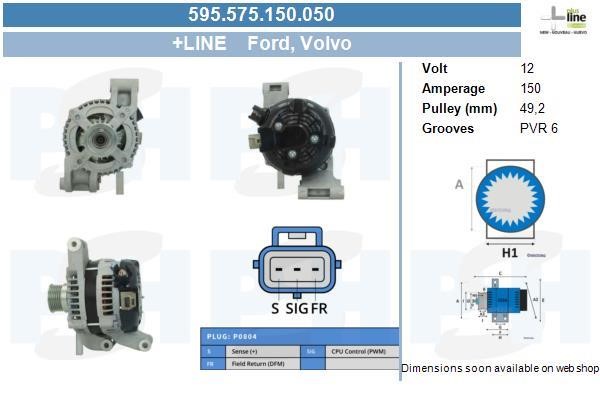 595575150050 BV PSH Alternator