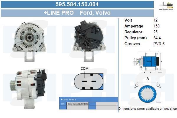 Engine alternator Mazda 5: 595584150004 BV PSH Alternator