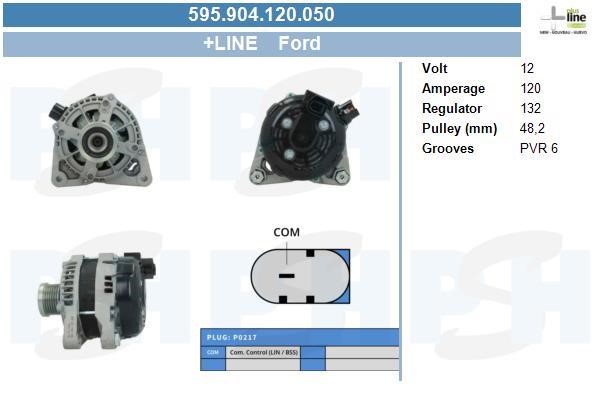 BV PSH 595.904.120.050 Alternator 595904120050