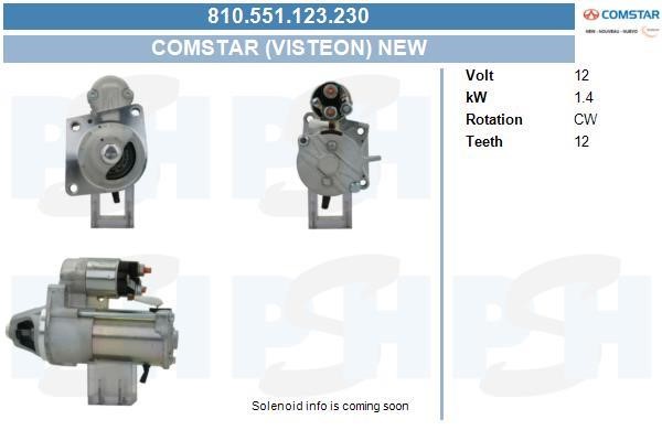 Starter motor Volvo Xc40: 810551123230 BV PSH Starter