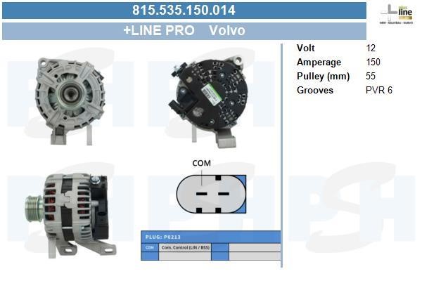 Alternator Volvo XC60: 815535150014 BV PSH Alternator