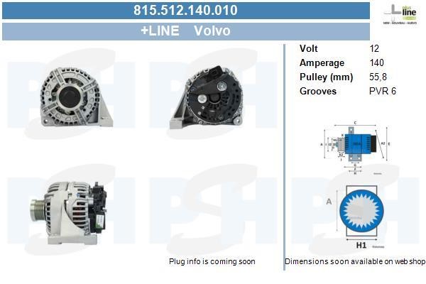 815512140010 BV PSH Alternator
