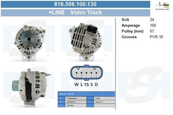 BV PSH 816.506.100.130 Alternator 816506100130