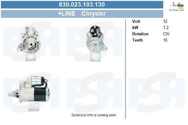 830023103130 BV PSH Starter