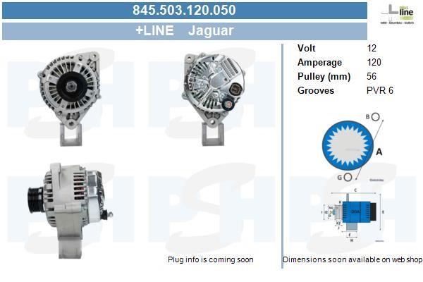 845503120050 BV PSH Alternator