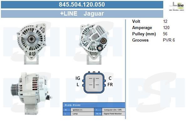 BV PSH 845.504.120.050 Alternator 845504120050