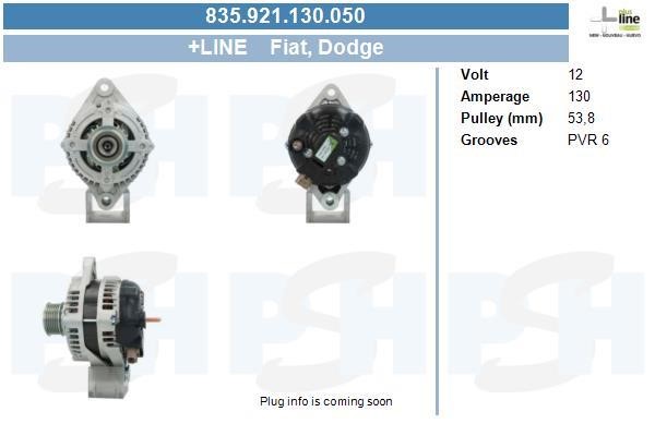 835921130050 BV PSH Alternator
