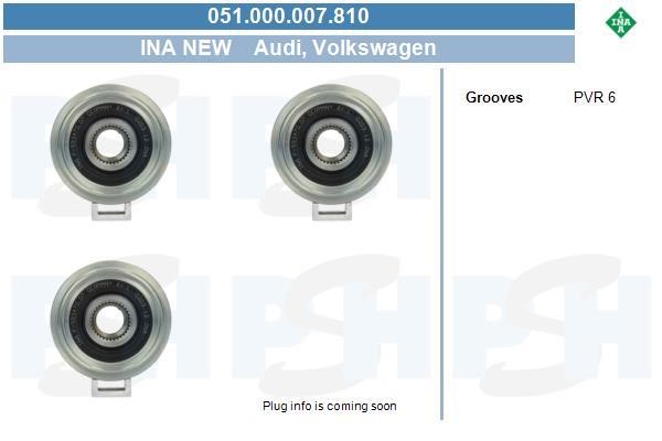 051000007810 BV PSH Belt pulley generator