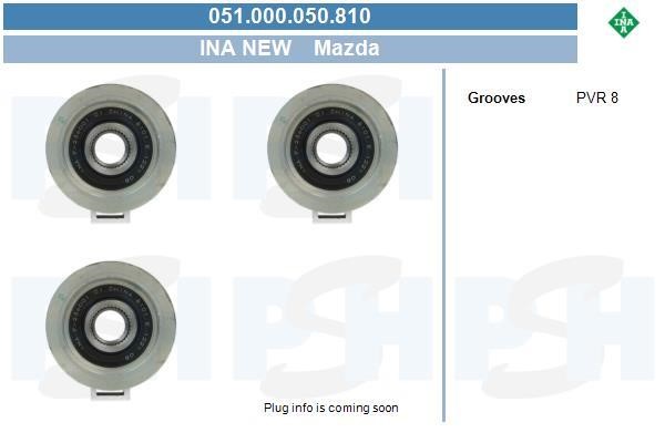051000050810 BV PSH Belt pulley generator