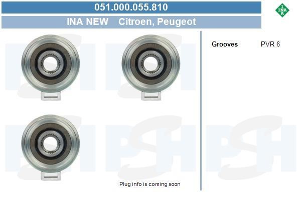 051000055810 BV PSH Belt pulley generator