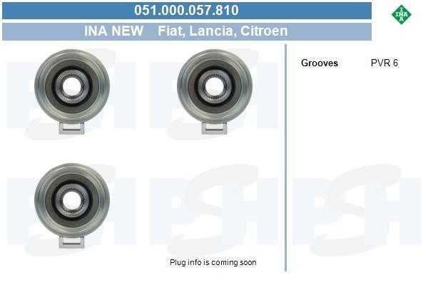051000057810 BV PSH Belt pulley generator