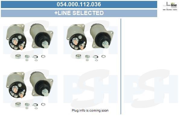BV PSH 054.000.112.036 Solenoid switch, starter 054000112036