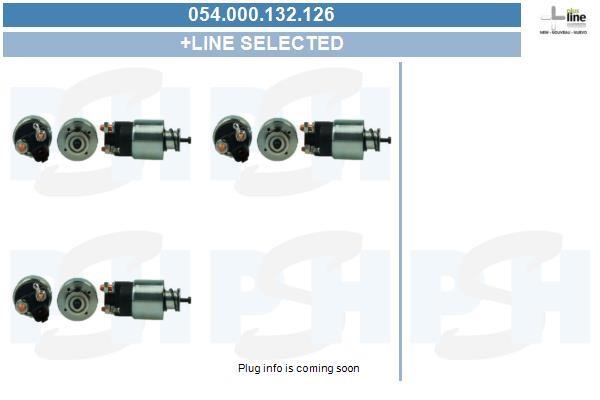 BV PSH 054.000.132.126 Solenoid switch, starter 054000132126