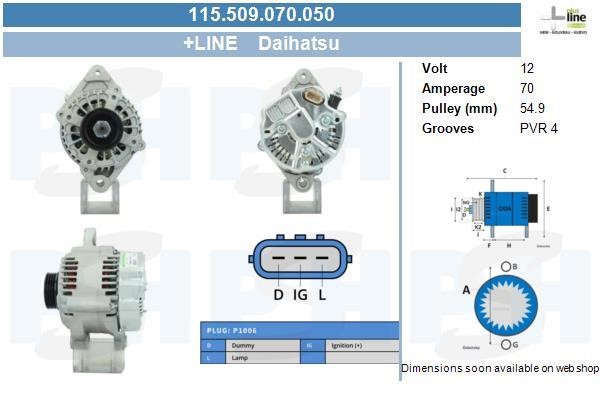 115509070050 BV PSH Alternator