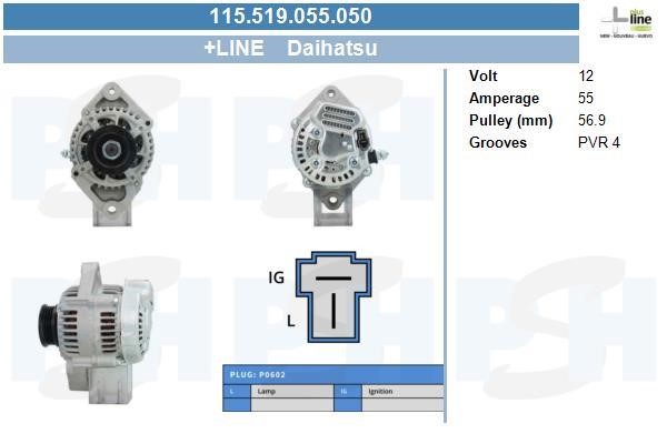 115519055050 BV PSH Alternator